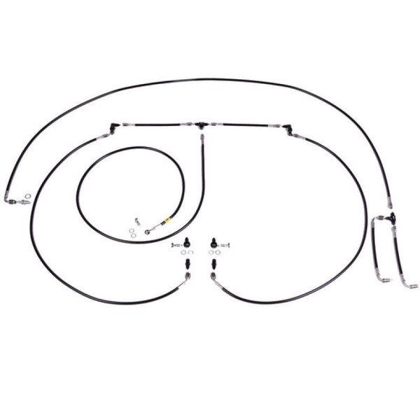 Chase Bays Chevrolet Corvette C5/C6 Inline/Pass-Thru OE MC & Brake Lines Hydro Handbrake Line Kit - CB-CC-OEMC/HB