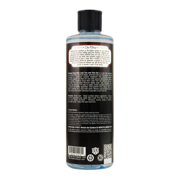 Chemical Guys Tire & Trim Gel for Plastic & Rubber - 16oz - TVD_108_16