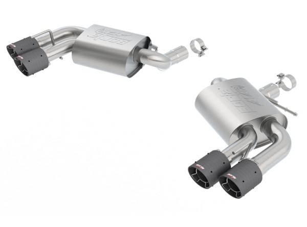 Borla 2016 Chevy Camaro V8 SS AT/MT ATAK Rear Section Exhaust w/o Dual Mode Valves - 11921CF