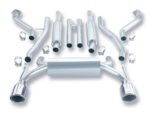 Borla 03-08 350Z True Dual Cat-Back Exhaust 2BOXES - 140045