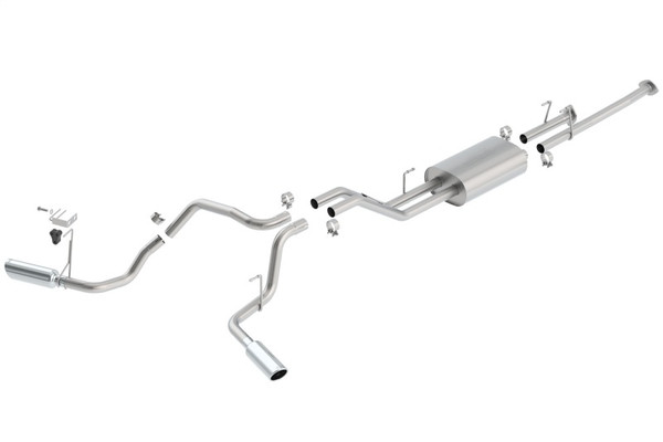 Borla 09-15 Toyota Tundra 4.6L / 5.7L V8 Crew Max / Double Cab SS Dual Split Catback Exhaust - 140332