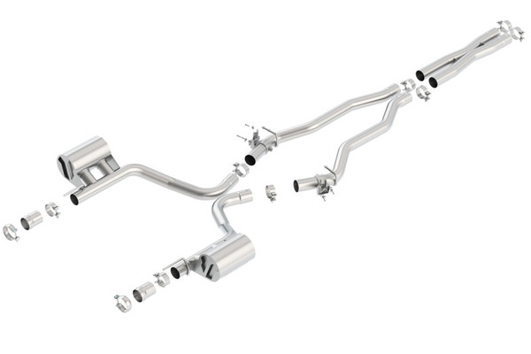 Borla 2015 Dodge Challenger SRT/392 Hemi 6.4L V8 ATAK Catback Exhaust w/ Valves Factory Bezel - 140641
