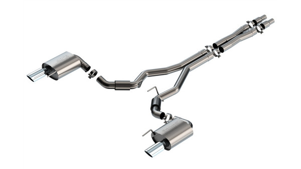 Borla 2024 Ford Mustang GT 5.0L V8 w/o Active Exhaust S-Type Cat-Back Exhaust System - 140960