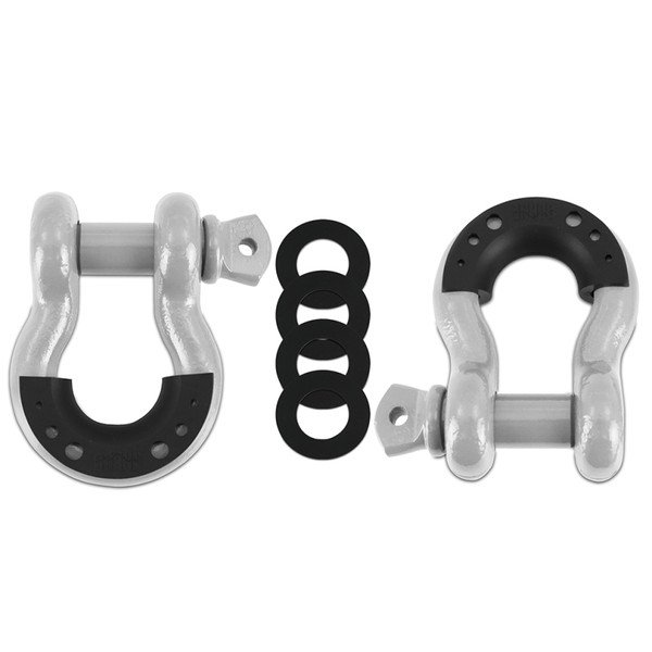 Borne Off-Road Borne D-Ring Shackle Set Grey - BNDR-GR