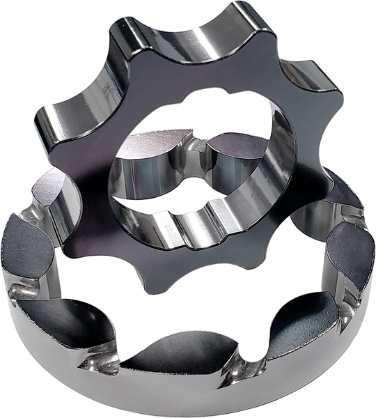 Boundary 2011+ Ford Coyote Mustang/GT350 Billet Black Oil Pump Gear - Vane Ported MartenWear Treated - CM-OPG-MUSTANG-VM