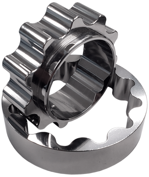 Boundary Nissan VQ 3.5L/3.7L VHR Oil Pump Assembly w/Billet Back Plate - VQ-S1-VHR-BBP