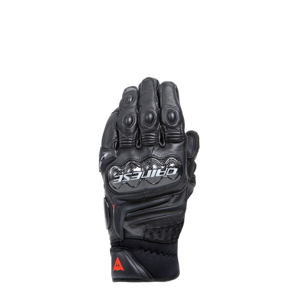 Dainese Carbon 4 Short Leather Gloves Black/Black - Large - 201815958-631-L