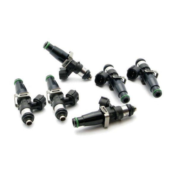 DeatschWerks Set of 6 High Impedance 2400cc Injectors for Toyota Supra TT 93-98 Top Feed Conversion - 16S-07-2400-6