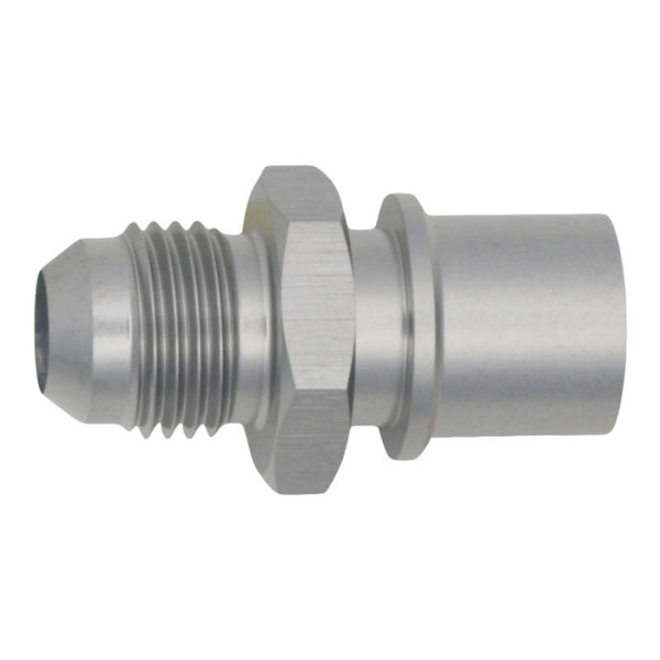 DeatschWerks 6AN Male Flare to Toyota Module Quick Connect - Anodized DW Titanium - 6-02-0127