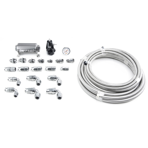 DeatschWerks 05-19 Yukon/Tahoe/Suburban DW400 Pump Module Return Plumbing Kit SS PTFE - 6-602