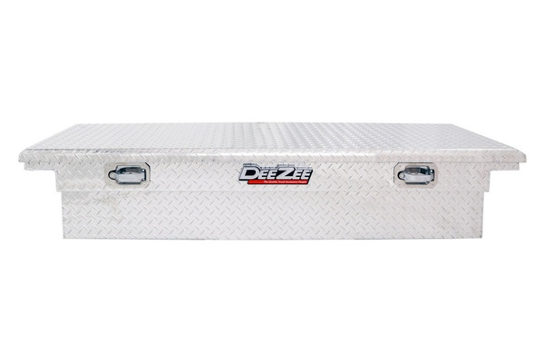 Deezee Universal Tool Box - Red Crossover - Single Lid BT Alum (Low) - DZ10170L