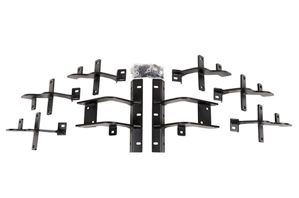 Deezee 15-23 Ford F-150/Super Duty Running Board Hex Bed Access Bracket Kit - DZ66327W