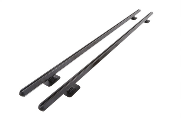 Deezee 04-23 Ford F-150/Super Duty Hex Series Side Rails - Gloss Black 8Ft Bed - DZ99709B