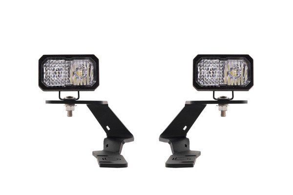 Diode Dynamics 19-21 Ford Ranger Stage Series 2in LED Ditch Light Kit - Pro White Combo - DD6589