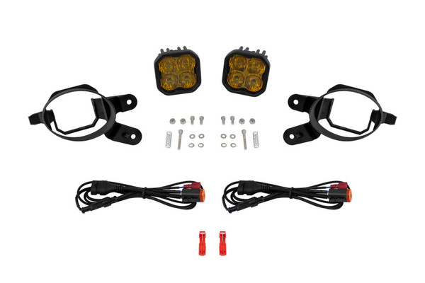 Diode Dynamics 10-13 Lexus IS250C SS3 LED Fog Light Kit (3000K) Pro Yellow SAE Fog - Yellow - DD8360