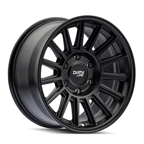 Dirty Life Journey 9316 17x8.5 / 6-139.7 BP / 0mm Offset / 106mm Hub Matte Black Wheel - 9316-7883MB