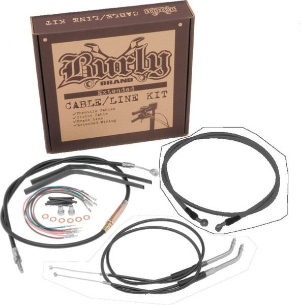 Burly Brand Control Kit 12 Ape Fxd - B30-1033