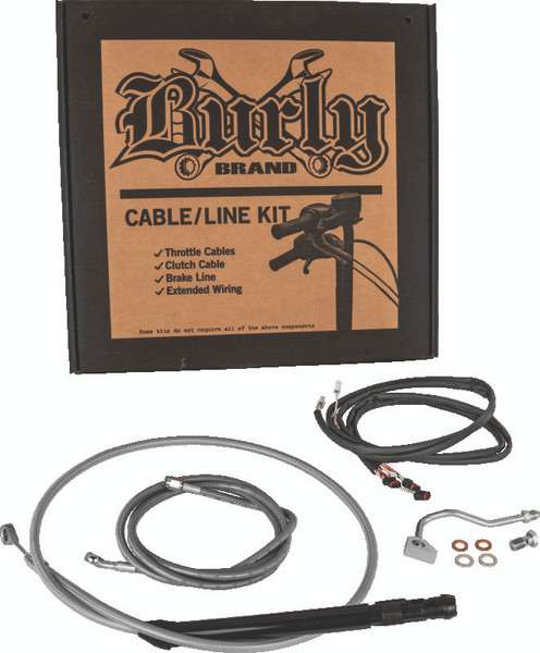 Burly Brand Control Kit 15in Bagger - Stainless Steel - B30-1317