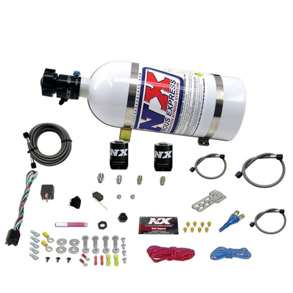 Nitrous Express Dodge EFI Race Single Nozzle Nitrous Kit (100-250HP) w/10lb Bottle - 20316-10