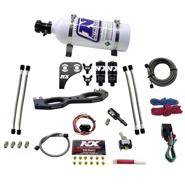 Nitrous Express Polaris RZR 900cc Nitrous Plate Kit w/5.0lb Bottle - 67001-05P