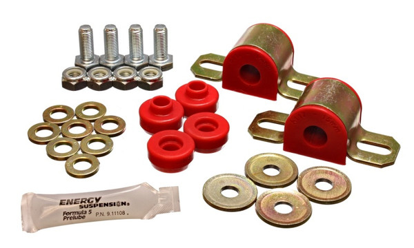 Energy Suspension 91-94-Nissan Sentra/NX1600/2000 Red 15mm Rear Sway Bar Frame Bushings (Sway bar en - 7.5116R