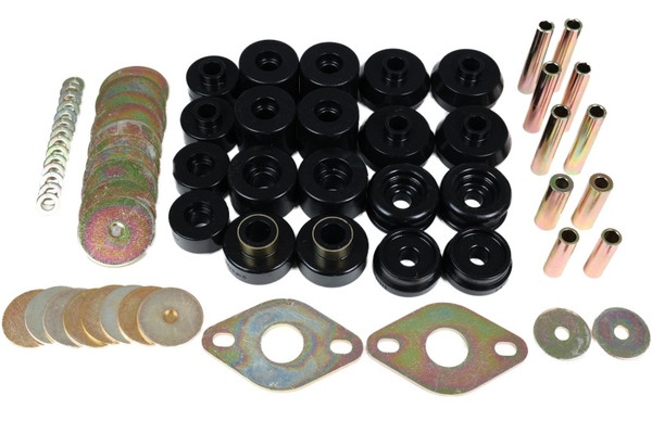 Energy Suspension 96-99 Toyota 4Runner 2WD/4WD Black Body Mount Bushing Set - 8.4111G
