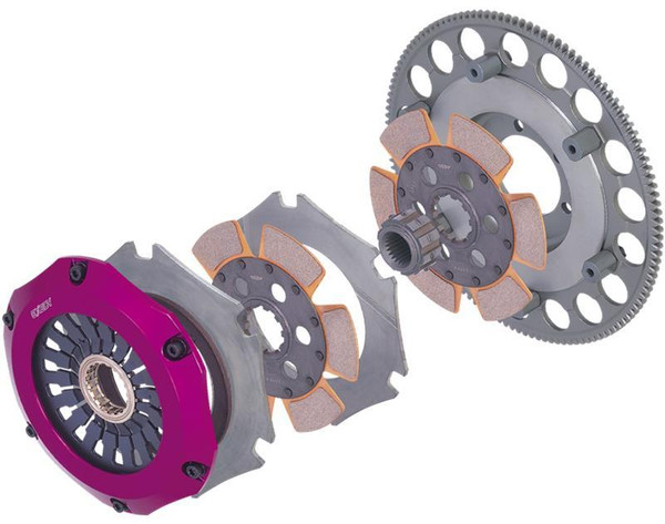 Exedy 2005-2005 Saab 9-2X Aero H4 Hyper Compe-D Twin Cerametallic Clutch Sprung Center Disc - FM012SDL