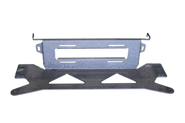 Fishbone Offroad 2021+ F150 Pelican Winch Plate Only (Fits FB22366) - Black Texture - FB22393