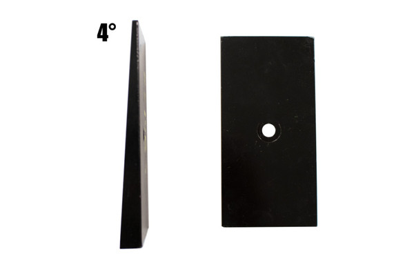 Fishbone Offroad Universal 4in Leaf Spring Shim - Black - FB27370