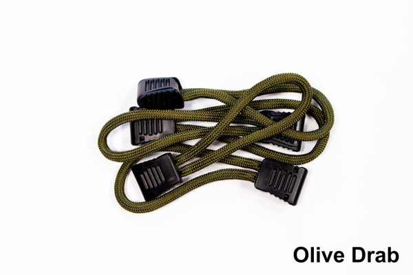 Fishbone Offroad Paracord Zipper Pulls 5 Pcs Olive Drab - FB51279-O