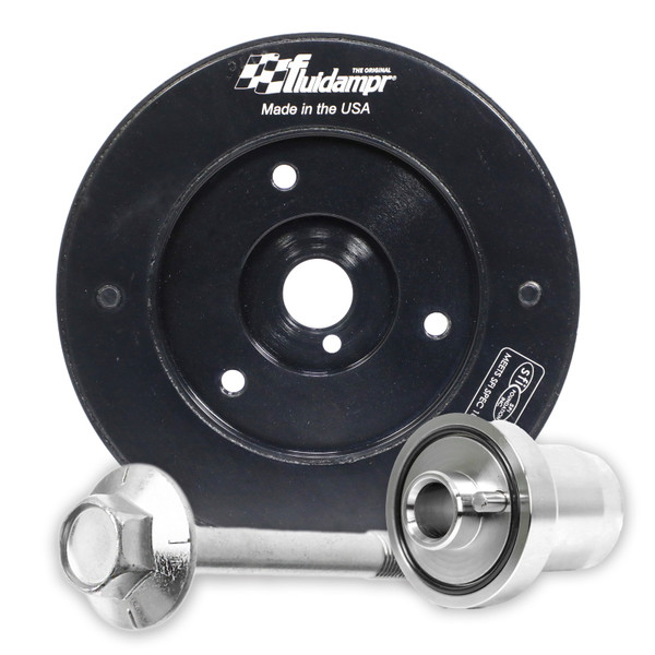Fluidampr 2022+ Toyota GR86/Subaru BRZ (FA24F/FA24D) Steel Internally Balanced Damper w/Adapter Kit - 571111