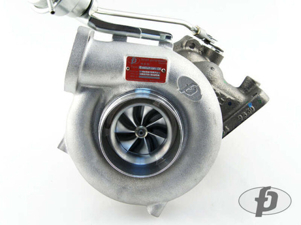 Forced Performance Mitsubishi Evo 9 Red XR57SR Turbo Ball Bearing MHI Turbine Hsg w/18PSI WG - 2007120