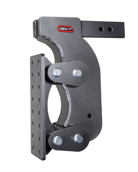 Gen-Y The Boss Torsion-Flex Pintle Plate 2.5in Shank 15in Drop 21K Hitch w/GH-0100 Stabilizer Kit - GH-1501