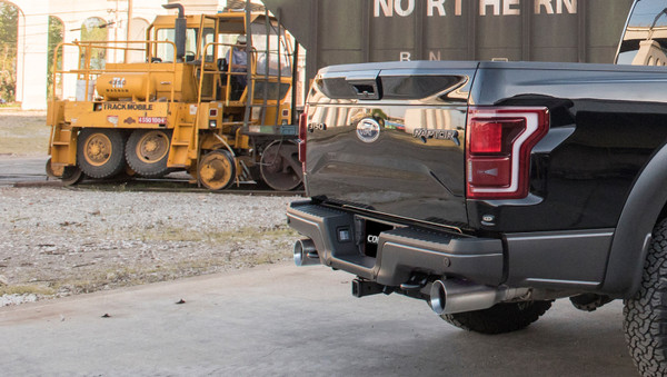 Corsa 2017-2020 Ford F-150 Raptor 3in Inlet / 5in Outlet Satin Polished Tip Kit (For Corsa ExhOnly) - 14051