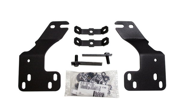Go Rhino 14-15 Chevy Silverado 1500 (Excl. Drvr Alrt Pkg) RC4 & RC3 LR Brackets - Tex. Blk - 561860TK