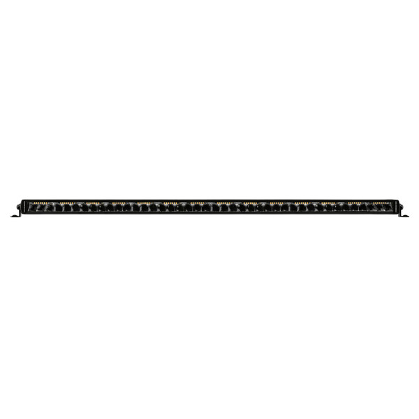 Go Rhino Xplor Blackout Combo Series Sgl Row LED Light Bar w/Amber (Side/Track Mount) 39.5in. - Blk - 754004012CSS