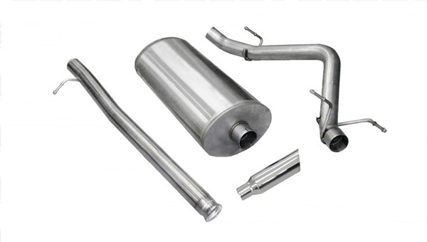 Corsa 2010-2013 Chevrolet Silverado Ext. Cab/Std. Bed 1500 4.8L V8 Polished Sport Cat-Back Exhaust - 24905