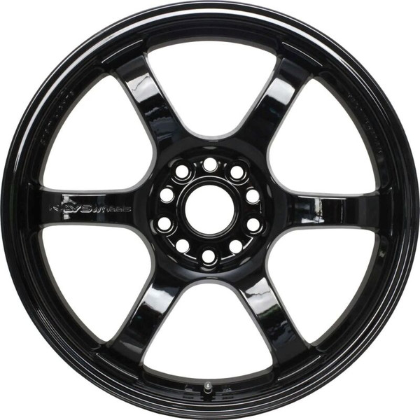 Gram Lights 57DR 18x9.5 +38 5-100 Glass Black Wheel (Min Order Qty 20) - WGIX38DGBP