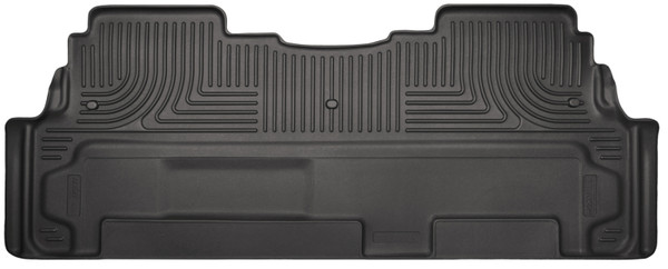Husky Liners 09-15 Buick Enclave/Chevy Traverse/GMC Acadia WeatherBeater 2nd Row Black Floor Liners - 19171
