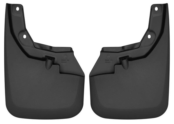 Husky Liners 16-22 Toyota Tacoma w/ OE Fender Flares Custom Molded Front Mud Guards - Black - 56941