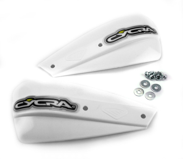 Cycra LowP rofile Enduro Handshield - White - 1CYC-1115-42