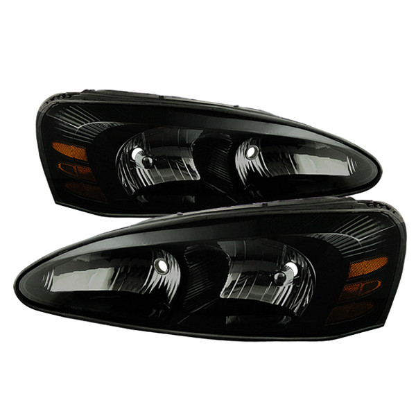Xtune Pontiac Grand Prix 04-08 Crystal Headlights Black Smoke HD-JH-PGPRIX04-AM-BSM - 9029400