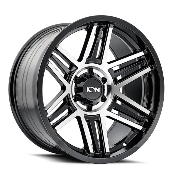 ION Type 147 17x9 / 6x135 BP / 0mm Offset / 87mm Hub Black/Machined Wheel - 147-7936BM0