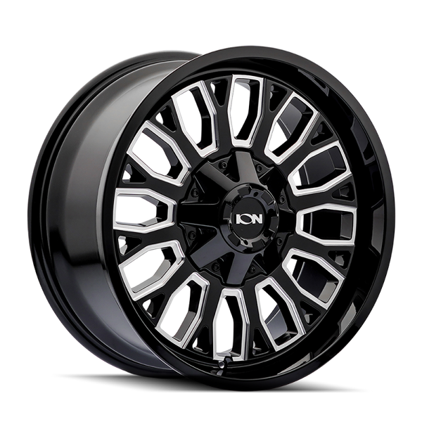 ION Type 152 20x9 / 5x127 BP / 0mm Offset / 87.1mm Hub Black/Milled Wheel - 152-2952M