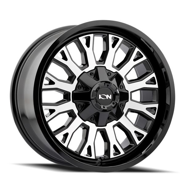 ION Type 152 20x9 / 8x180 BP / 0mm Offset / 124.1mm Hub Black/Machined Wheel - 152-2978BM