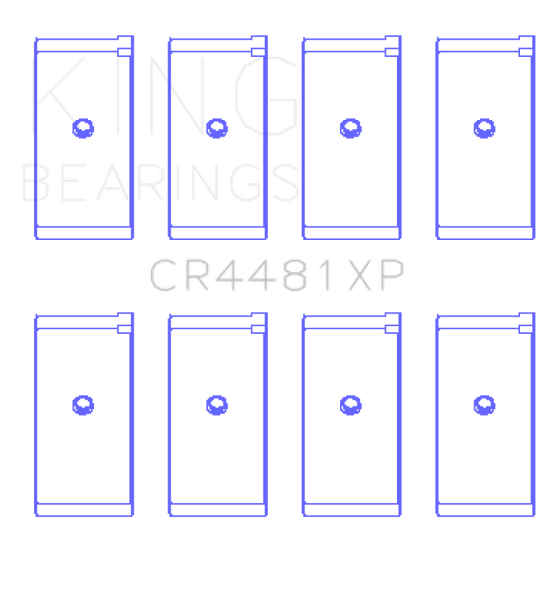 King Mitsubishi 4G63/4G64 6 Bolt 1st Gen DSM Performance Rod Bearing Set - Size +0.25mm - CR4481XP0.25