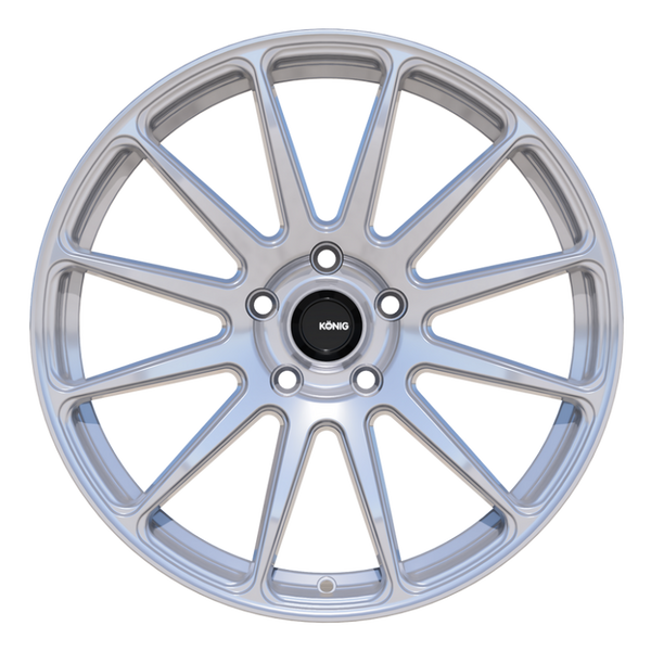 Konig Aeris 17x8 5x108 ET42 Steel Silver Wheel - AR8750842S