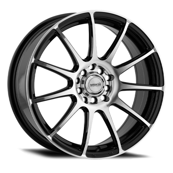 Maxxim Champ 17x7 10x110/115 ET40 Machined Face / Gloss Black - CP77T1540M
