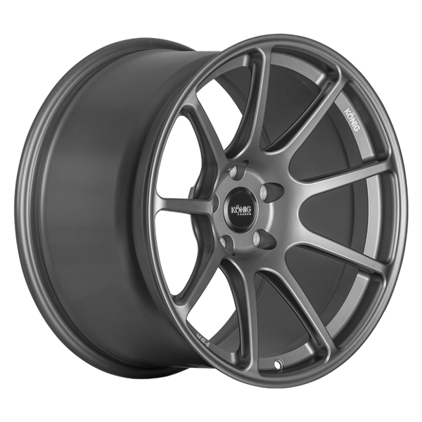 Konig Forged F5R 18x10.5 5x114.3 ET25 Ash Silver Wheel (Knurled Bead) - F5RT851425S