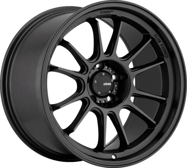 Konig Hypergram 18x12 5x114.3 ET20 Matte Black Wheel - HG28514205